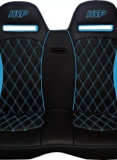 HSP Seats Bench Seat Black-Black HAVOC Series Polaris RZR 2015-2021                                     - HABR1HCBB-JJHX - Image 2